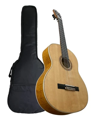 Haze “Authentic Passion and Precision” Spruce & Maple Body Flamenco Guitar - FS1 - Image 1 of 4