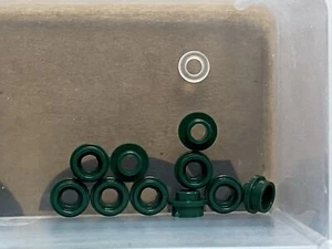 Repuestos LEGO - Placa verde oscuro Round 1 x 1 w Open Stud - No 85861 - Cantidad 10 - Imagen 1 de 1