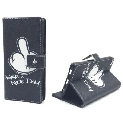 Custodia cellulare Protettiva per Huawei P8 Cover Borsa Wallet Telefono Nuova - Immagine 1 di 4