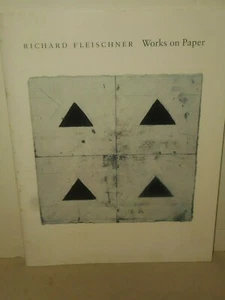 RICHARD FLEISCHNER Works On Paper Signed Art Exhibit Catalog 1995 GERALD PETERS - Foto 1 di 12