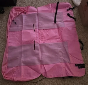 Car Pass W92 Pink (2) Front & (1) Rear Seat Covers Polyester & PVC Materials - Bild 1 von 12