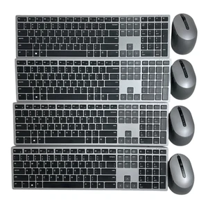 Lot of 4 Dell KB7221Wt Bluetooth Wireless Keyboard and Mouse - Picture 1 of 12