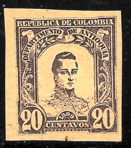 1899 COLOMBIA Local ANTIOQUIA 🔥🔥 MNH OG - Picture 1 of 2