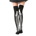 Over The Knee Halloween Socks Skeleton Thigh High Sock Skeleton Socks Target