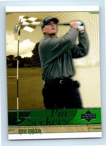 Tarjeta de golf Steve Stricker 2002 Upper Deck Pin Seekers #PS18 - Imagen 1 de 2