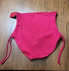Spanx Damen Schwimmhochhaus Slip verstellbar Hibiskus rosa Medium - Bild 1 von 2