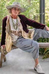 Jaded Gypsy Dream Weaver Damen Jacke in Merlot - Bild 1 von 2