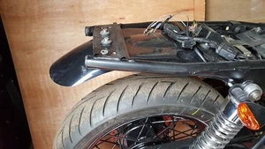 TRIUMPH  BRATT, SCRAMBLER BONNEVILLE  REAR FENDER / MUDGUARD SMOOTH - Picture 1 of 5