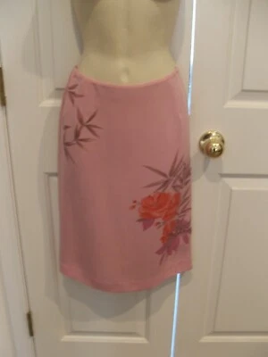 NUEVO CON ETIQUETAS Falda Esquinera Informal 100% SEDA Completamente Forrada Talla 6 Foto 1 de 2