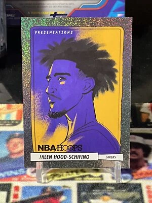 Jalen Hood-Schifino 2023-24 Panini NBA Hoops Presentations Lakers #14 - Image 1 of 2