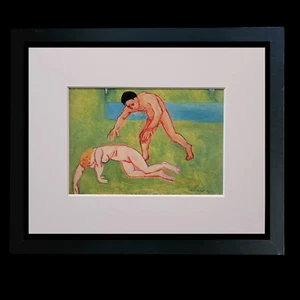 Henri Matisse Nymph and Satyr Modern Art Signed in the Print Matted Print - Picture 1 of 3