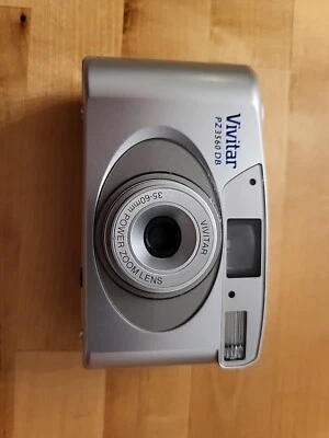 Vivitar PZ3560 DB Date Back 35mm Point & Shoot Film Camera WORKING - Image 1 of 4