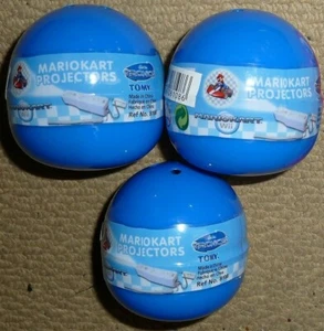 3 x LLAVERO PROYECTOR MARIO KART GACHA BOLA ¡NUEVO! Control remoto Nintendo Super Wii - Imagen 1 de 2