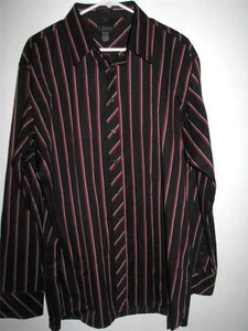 J. FERRAR MODERN FIT LONG SLEEVE BUTTON FRONT SHIRT XLT 17-17 1/2 - Picture 1 of 1