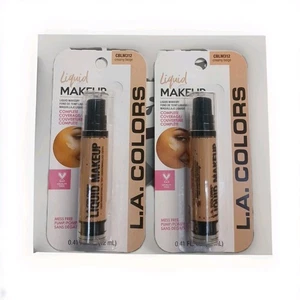  L.A.Colors Complete Coverage Mess Free Pump CBLM312 Creamy Beige Lot Of  2 - Picture 1 of 5