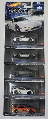 Hot Wheels Premium Fast & Furious 1:64 Die-Cast Cars - 2023 Mix 1 Set Foto 1 de 4