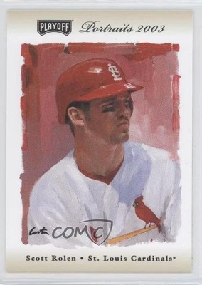 2003 Playoff Portraits Beige /250 Scott Rolen #122 HOF - Image 1 of 2