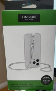 kate spade new york crossbody łańcuszek telefoniczny - uchwyt na łańcuszek na szyję - serce ze srebra - Zdjęcie 1 z 2