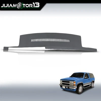 Fits 1988-1994 Chevy GMC Truck C1500 K1500 Light Grey Molded Dash Cover Overlay - Image 1 of 4