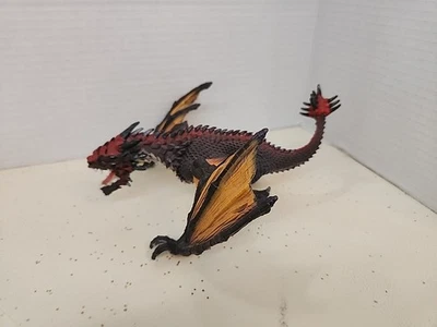 Schleich Eldrador Dragon Fighter Red Black Action Figure - Image 1 of 4