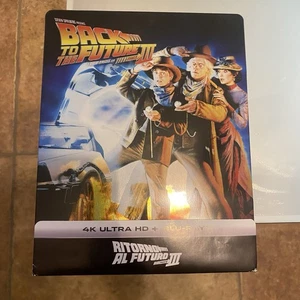 Back To The Future III 3 4k bluray steelbook 2022 No Dents Michael J. Fox 1990 - Picture 1 of 3