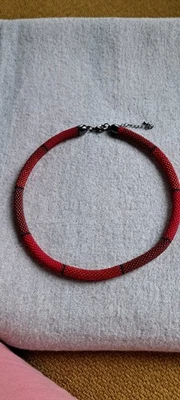 gehäkelte Perlenkette - Bild 1 von 4