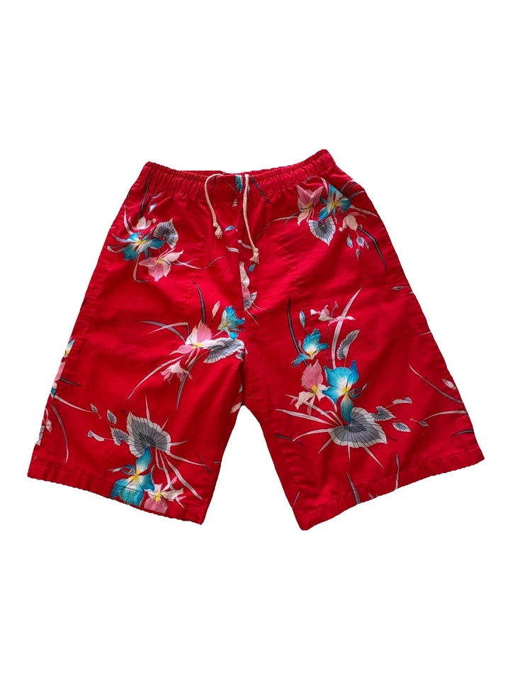 Bañador Paradise Found Hawaii Floral Hawaiano Pantalones Cortos de Playa De Colección  Foto 1 de 4