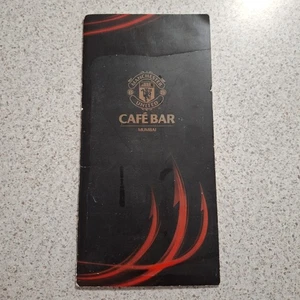 MANCHESTER UNITED Cafe bar Drinks Menu.  Mumbai - Picture 1 of 5