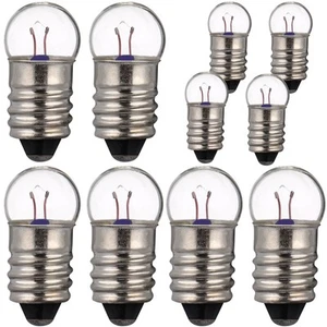 10 Pcs Electrical Experiment Light Bulb Small Science Bulbs Student Project - Picture 1 of 10
