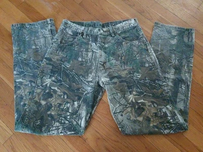 Vintage Wrangler Camo Realtree Hunting Mens 32x34 - Image 1 of 4