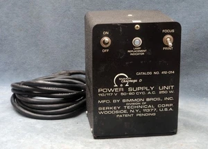 SIMMON CHROMEGA D POWER SUPPLY UNIT #412-014 - TESTED, OUTPUT FINE, READY TO USE - Picture 1 of 3