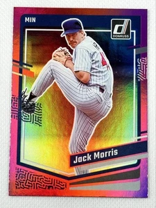 2023 Donruss 172 Jack Morris Holo Pink Minnesota Twins Card - Picture 1 of 2
