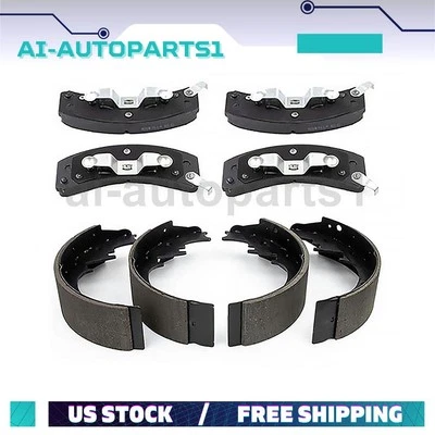 Par de pastillas de freno delanteras traseras para Chevrolet C1500 Suburban 1992-1999 Foto 1 de 4