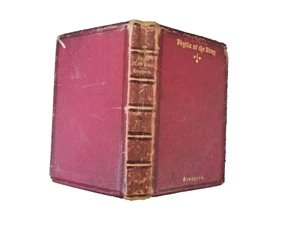 Idilios del Rey por Alfred Tennyson Poeta Laureado 1865 Una Nueva Edición Cuero - Imagen 1 de 4