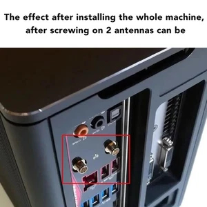 AX210NGW WIFI 6 Desktop Wireless Network Card With 2 Antenna 2.4GHz 5GHz 6GHz FY - Afbeelding 1 van 22