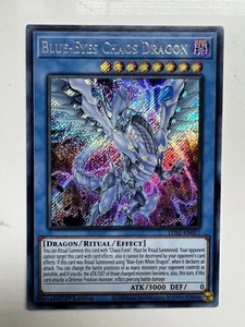 YUGIOH! Blue-Eyes Chaos Dragon LDS2-EN017 Secret Rare 1st Edition NM - Picture 1 of 1