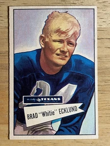 Bowman Small #35 1952 Brad Ecklund (EX) - Imagen 1 de 2
