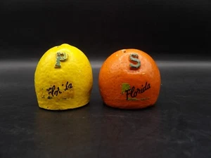 Salero y pimentero vintage Florida naranja y limón novedad recuerdo - Imagen 1 de 7