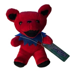 Grateful Dead Beanie Bear Bertha With Tag & Display Case Plush Vintage - Picture 1 of 7