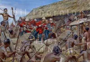 Rorke's Drift 'Bromhead's Charge' Limited Edition Victoria Cross Print - Picture 1 of 3