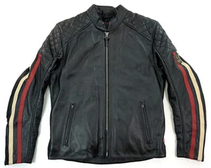 TRIUMPH Braddan UK Biker Motorrad Lederjacke 50 M-L NEU - Bild 1 von 10