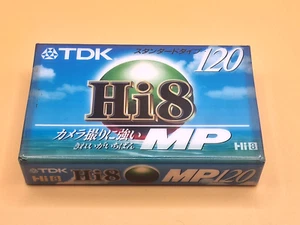 TDK 120 HI8 MP VIDEO 8 VHS nastro video cassetta vuoto (sigillato) nuovo! - Foto 1 di 6
