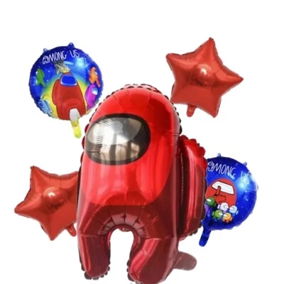 LS PARTY AMONG US balloon Cupcake Topper Birthday Party Decoration Supplies SPACE BRACELE