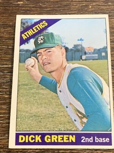 1966 TOPPS DICK GREEN #545 SP HIGH SERIES ATHLETICS EX-MT OR BETTER - Picture 1 of 2
