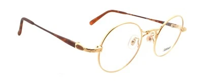 Nuevas Gafas Auténticas Kansai KY055M GPLB Japón Años 90 De Colección Oro Redondo Metal Foto 1 de 4