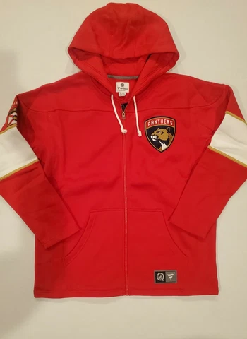 Fanatics NHL Global Series Finland 2018 Florida Panthers Full Zip Hoodie Mens XL Cover