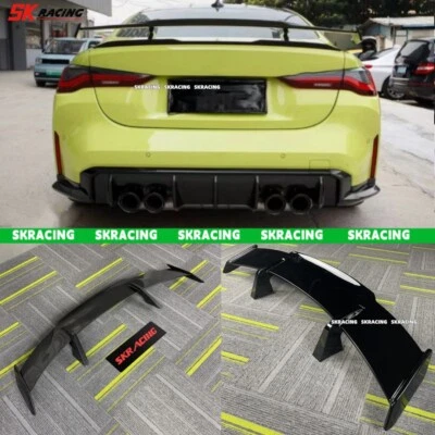 Fits BMW 8Series G16 F93 M8 M850i 840i 18-23 Carbon Rear Rear Trunk Spoiler Wing - Image 1 of 4