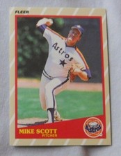 1989 Fleer SuperStars  Mike Scott Houston Astros Baseball Card