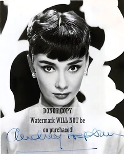 Audrey Hepburn 8 x10" (20x25 cm) handsigniertes signed Foto - Bild 1 von 1