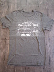 Brand New Subaru Small Gray T-shirt with Graph Design - Picture 1 of 3